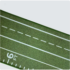 SHANK Mahogany Putting Trainer — Dual-Hole Auto Return