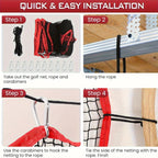 SHANK Practice Net setup detail